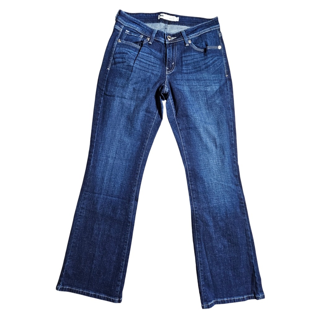 Levi's 529 Curvy Bootcut Jeans Womens 29x32 Flap Pockets Dark Wash‎ Denim